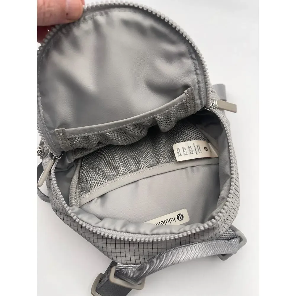 Lululemon Womens Gray City Adventurer Micro Convertible Backpack
